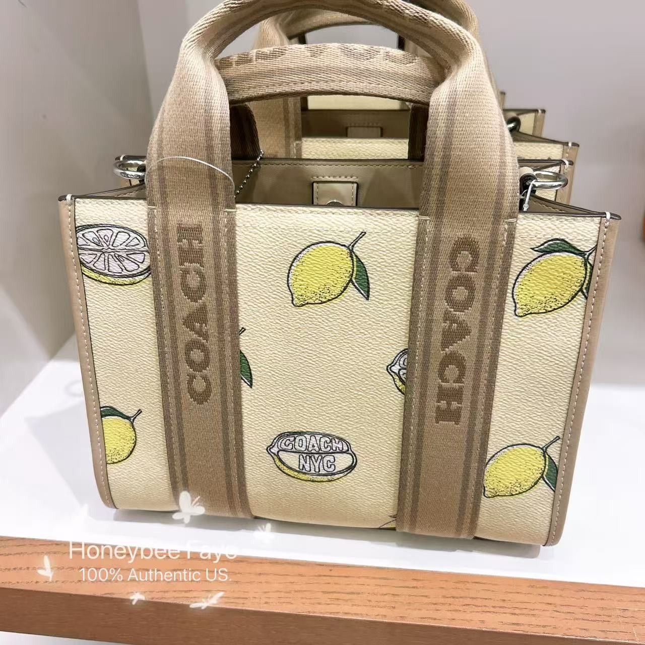 Coach Smith Tote Bag 24 With Lemon Print CAR79 | Grailed