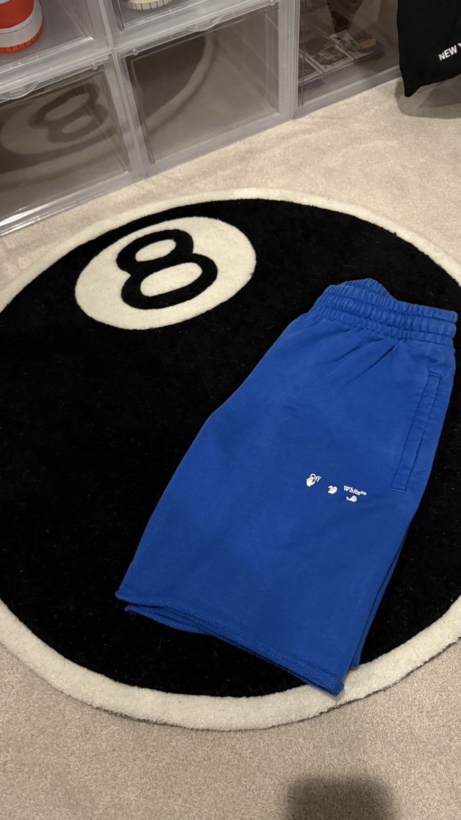 Off-White Off-White Blue Shorts Size US 31 - 1 Thumbnail