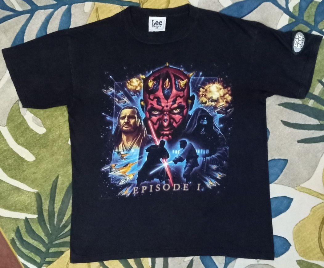 Star Wars × Vintage Vintage 90s Star Wars : Episode I – The Phantom Menace Movie Size US L / EU 52-54 / 3 - 5 Thumbnail