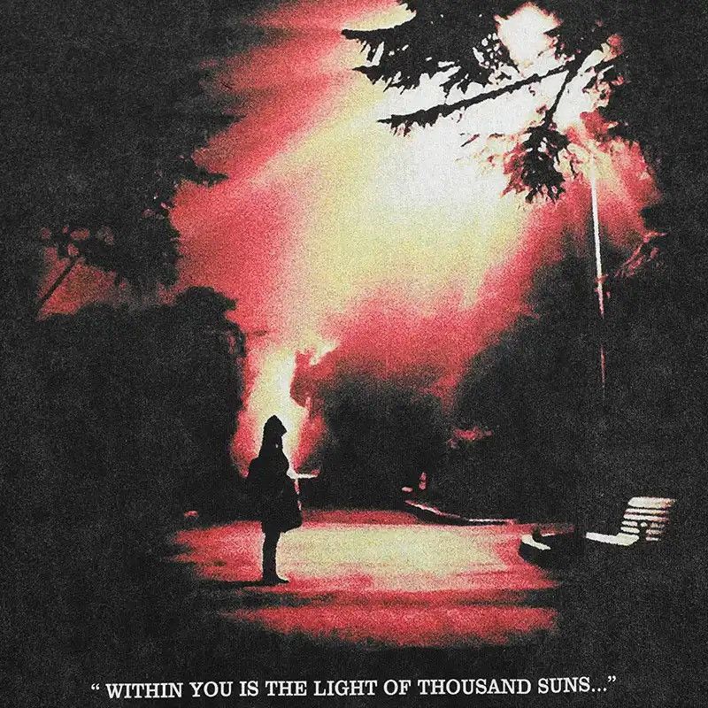 Japanese Brand × Vintage Sunshine Letter Print T-Shirt Size US XL / EU 56 / 4 - 3 Thumbnail