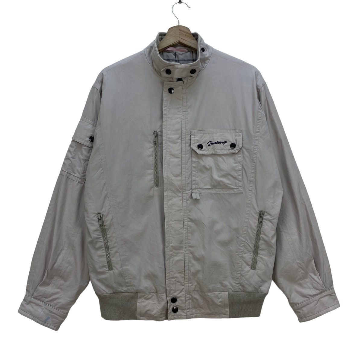 Burberry 🔥Vintage Burberry England Style Bomber Jacket Size US M / EU 48-50 / 2 - 1 Thumbnail