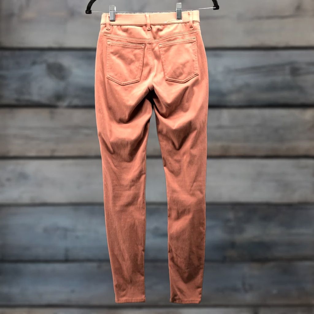 Uniqlo Uniqlo Ultra Stretch Leggings Pants Womens XS Orange Peach Pull On 24-25 Size 26" / US 2 / IT 38 - 1 Thumbnail