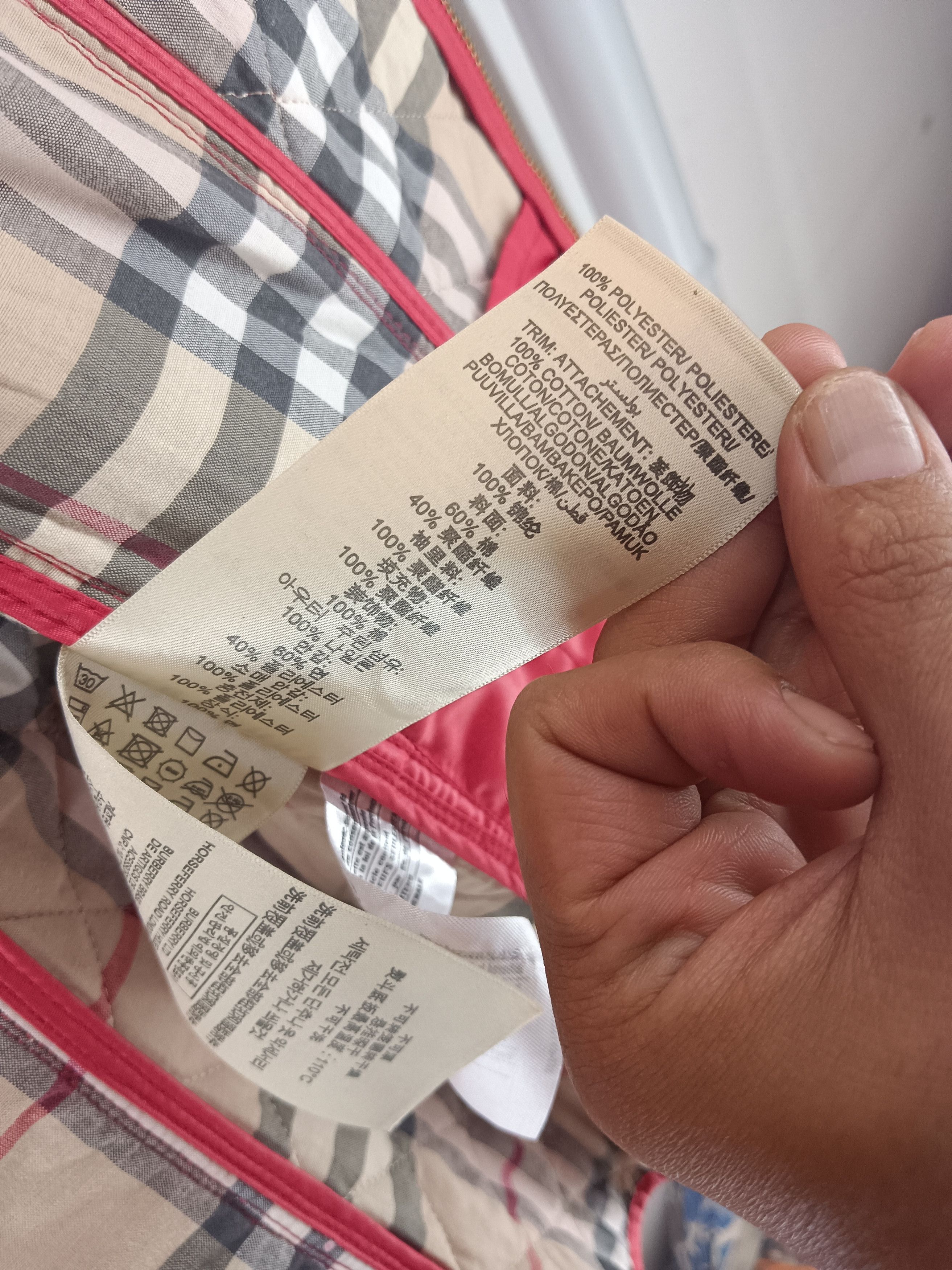 Burberry Burberry Brit Plaid Red Jacket Size S / US 4 / IT 40 - 9 Thumbnail