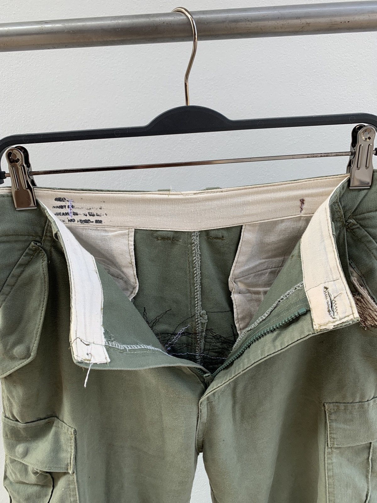 Vintage Vintage 90s Military Repaired Pants Distressed Grunge Size US 32 / EU 48 - 6 Thumbnail