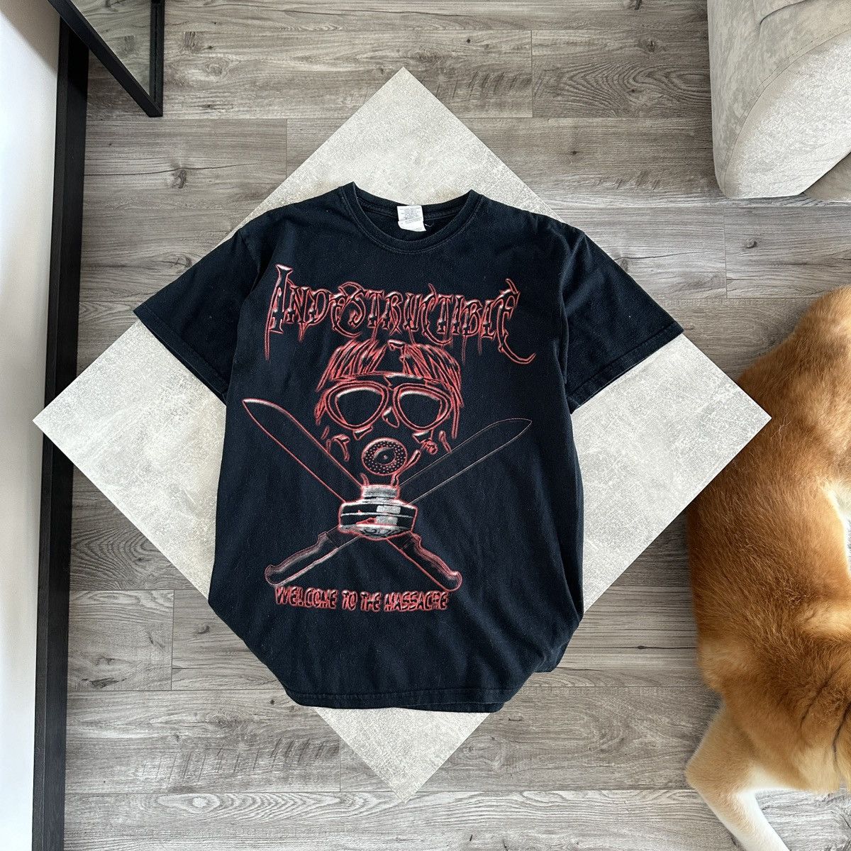 Band Tees Vintage 00s Indestructible Welcome to the Massacre rock tee Size US M / EU 48-50 / 2 - 1 Thumbnail