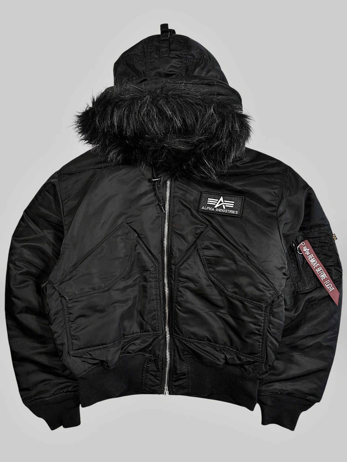Alpha Industries × Bomber Jacket × Vintage Alpha Industries Alaska  
