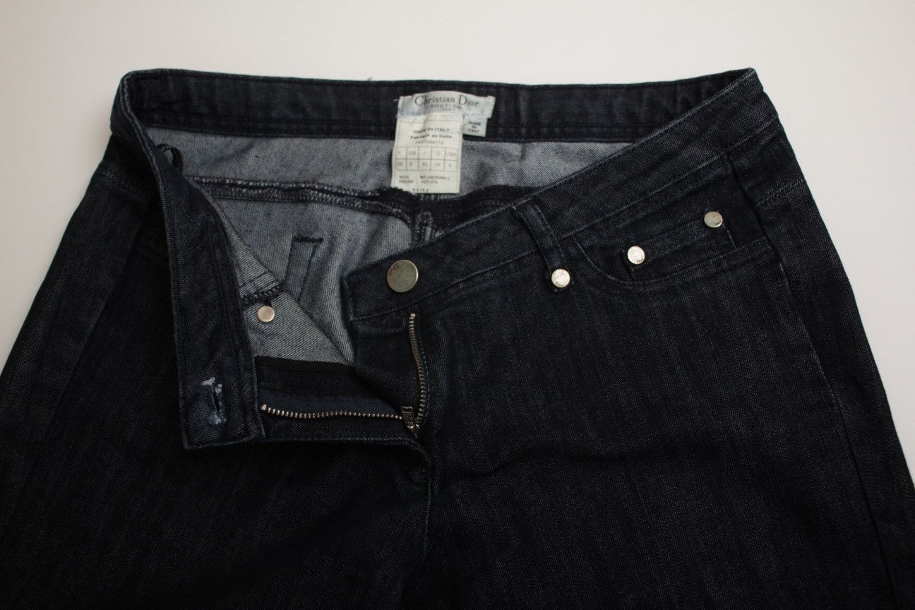 Dior Vintage Dior John Galliano Denim Jeans Size 27" / US 4 / IT 40 - 6 Thumbnail