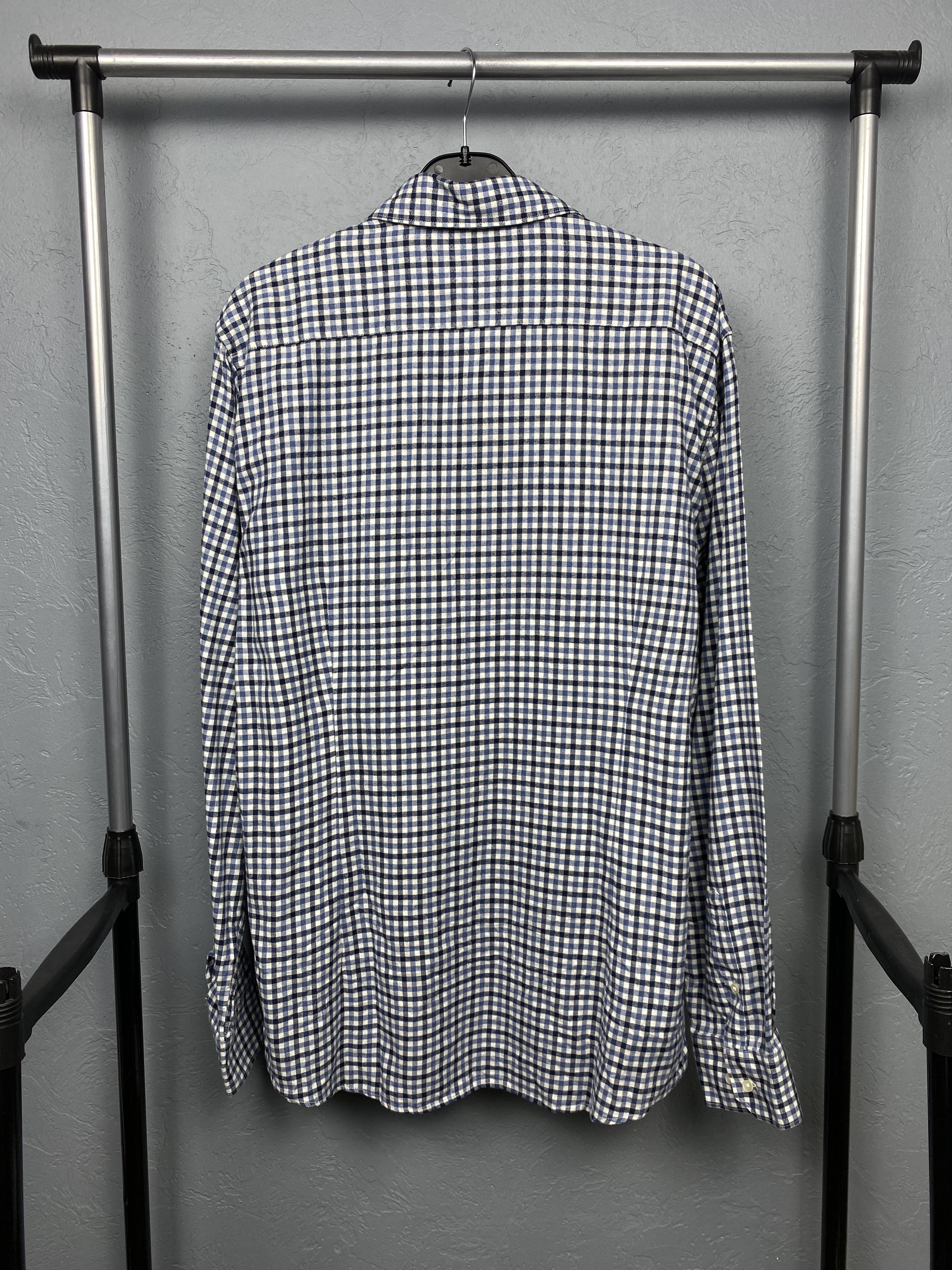 Barbour × Flannel Barbour Vintage Mens Flannel Plaid Shirt Size US XL / EU 56 / 4 - 7 Thumbnail