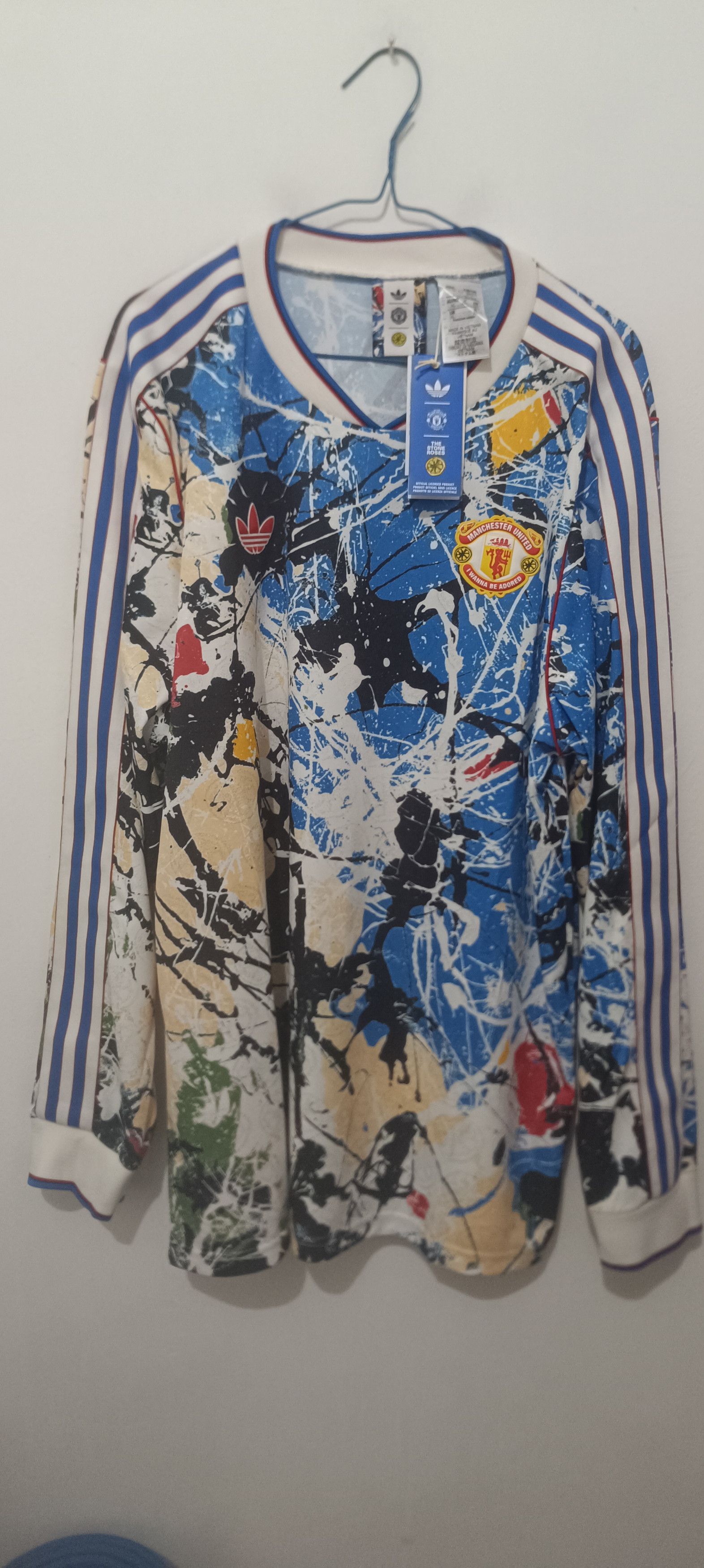 Adidas Jersey Adidas Long Sleeve Man United x StoneRoses Size US XL / EU 56 / 4 - 1 Thumbnail