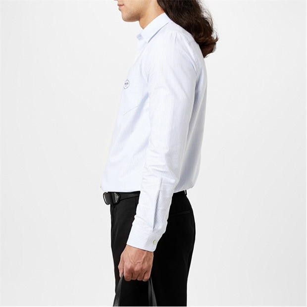 Prada PRADA Pinstripe Logo Shirt Size US L / EU 52-54 / 3 - 3 Thumbnail