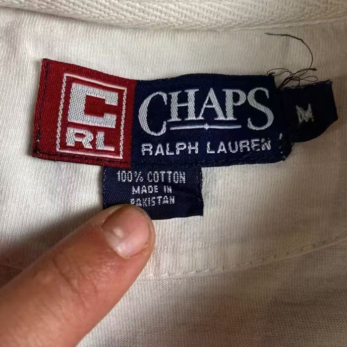 Chaps Ralph Lauren × Ralph Lauren × Vintage Mens Vintage T Shirt Chaps Ralph Lauren Lampasy Size M Size US M / EU 48-50 / 2 - 5 Thumbnail
