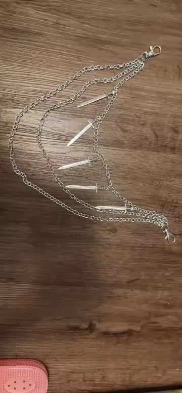 Jewelry Long Sword Pendant Wallet Chain Size ONE SIZE - 5 Thumbnail
