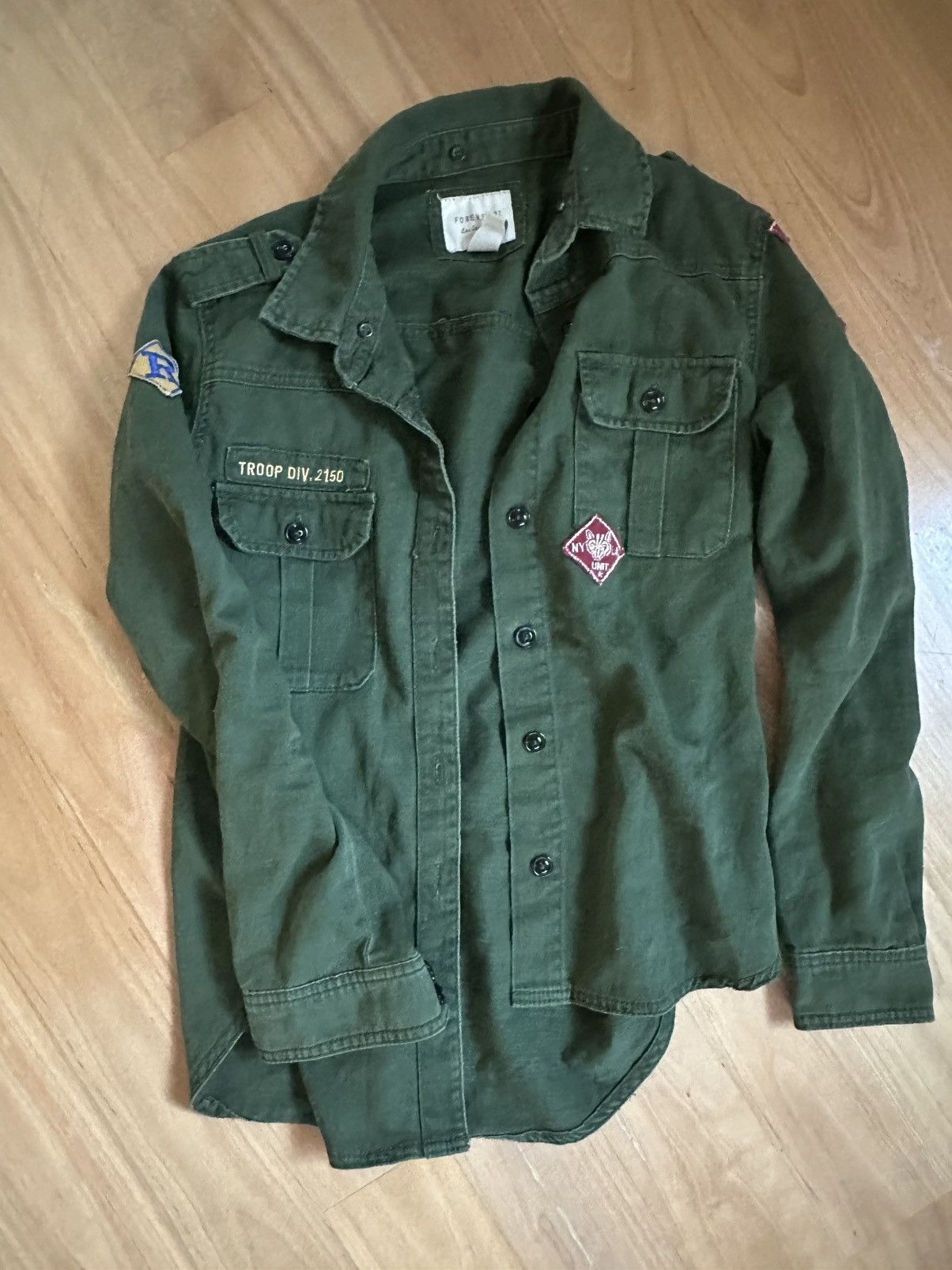 Forever 21 Military Jacket Size S / US 4 / IT 40 - 1 Thumbnail