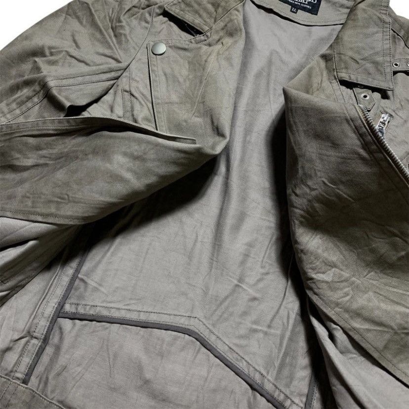Tornado Mart 2000s TORNADO MART BIKERS ASYMMETRICAL JACKET Size US L / EU 52-54 / 3 - 11 Thumbnail