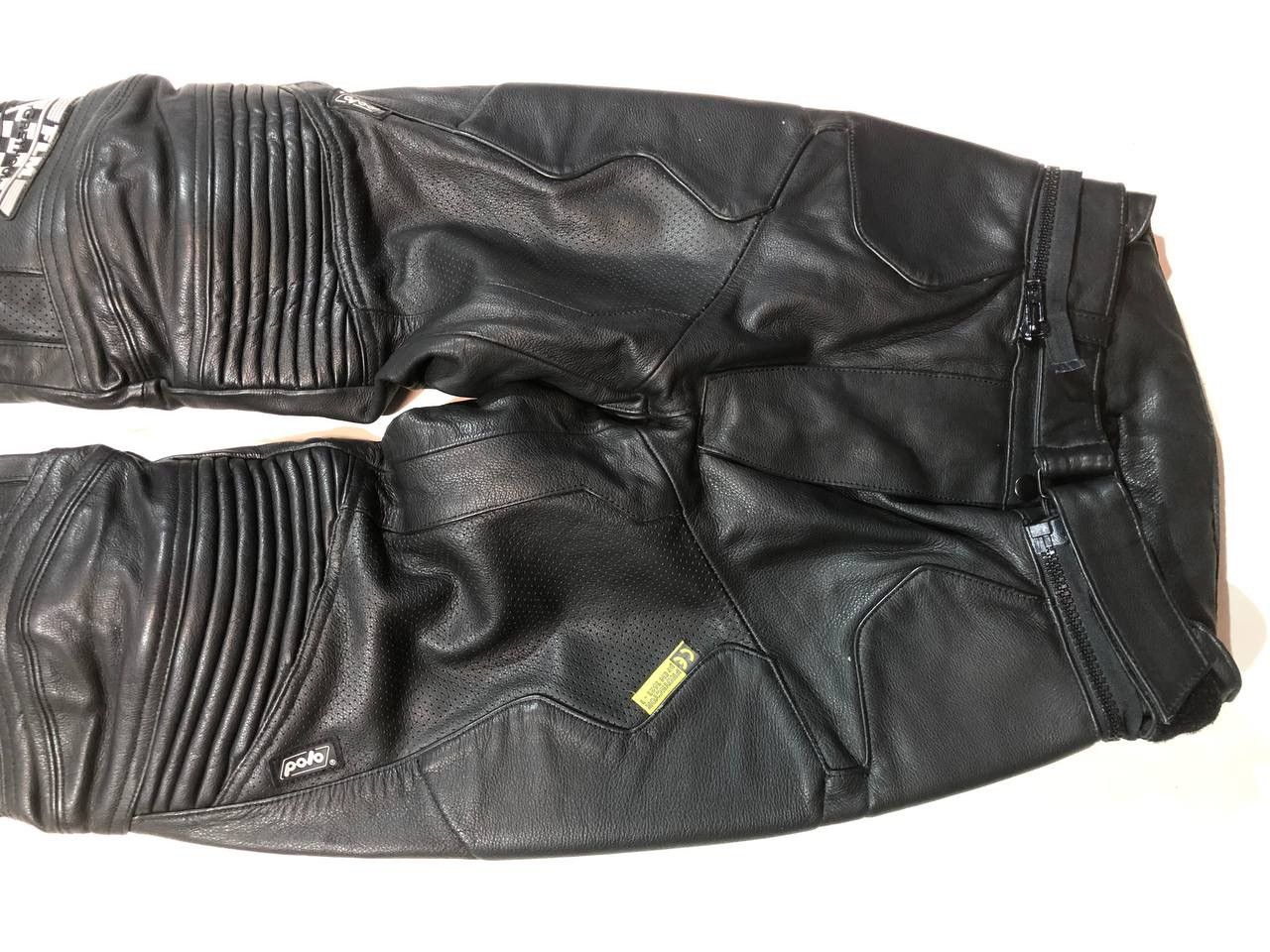 Leather FLM Racing Moto Leather Pants Vintage Size US 28 / EU 44 - 4 Thumbnail