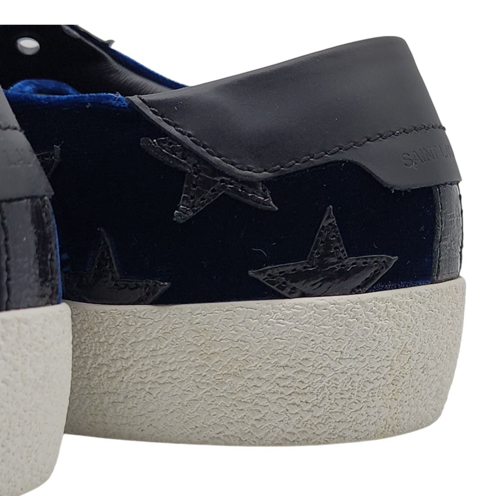 Court Stars Velvet Sneakers 501610 Blue EU 41 US 8 New $750