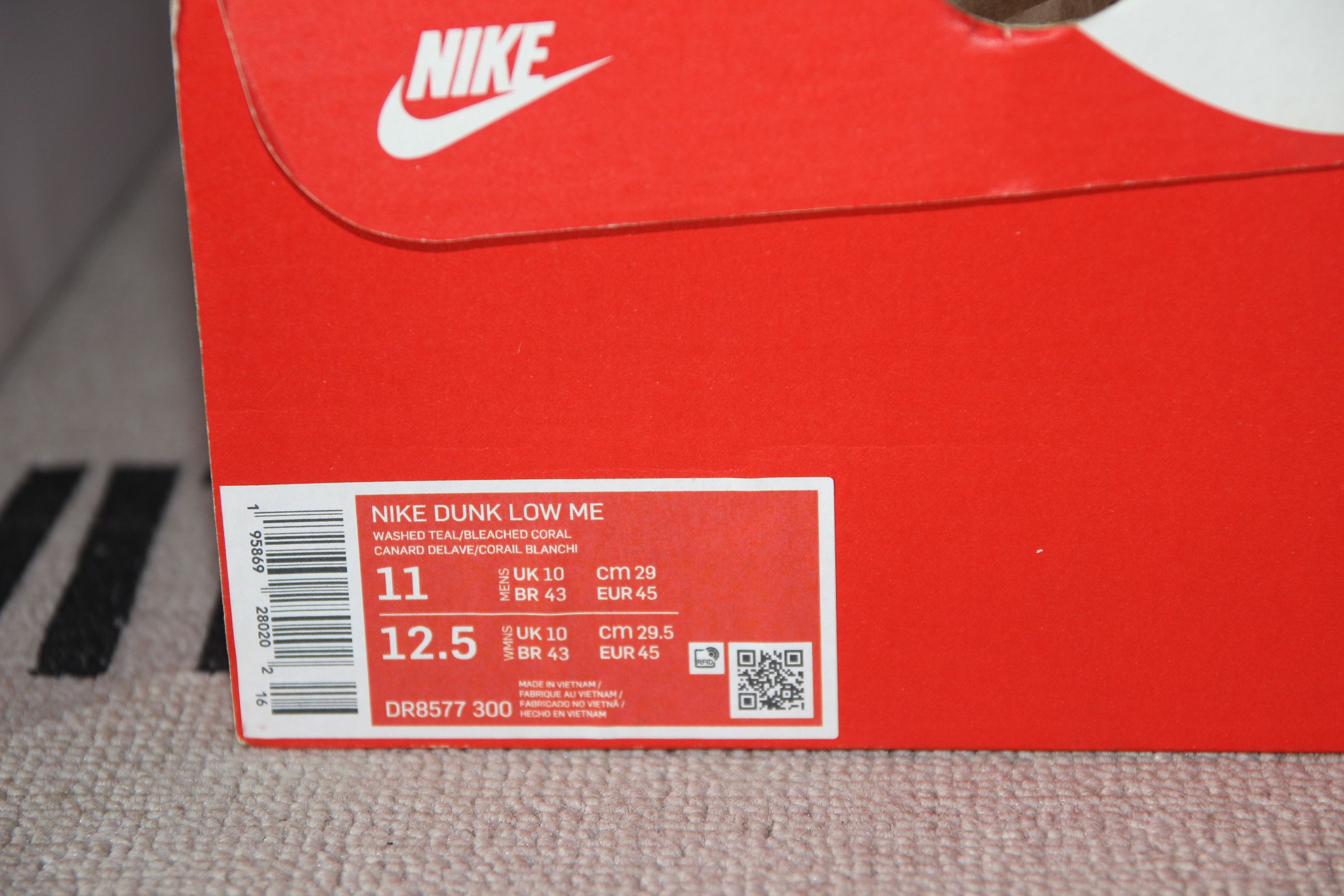 Nike Dunk Low Snakeskin Washed Teal Bleached Coral