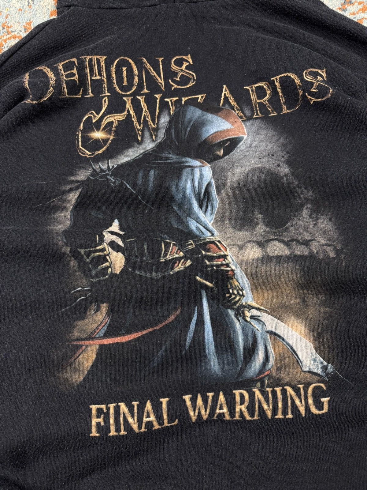 Band Tees Vintage 00s Demons & Wizards final warning metal band hoodie Size US L / EU 52-54 / 3 - 7 Thumbnail