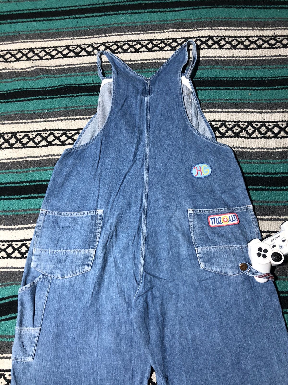 Hysteric Glamour Rare !! Hysteric Glamour Overalls Denim Size 28" / US 6 / IT 42 - 6 Thumbnail