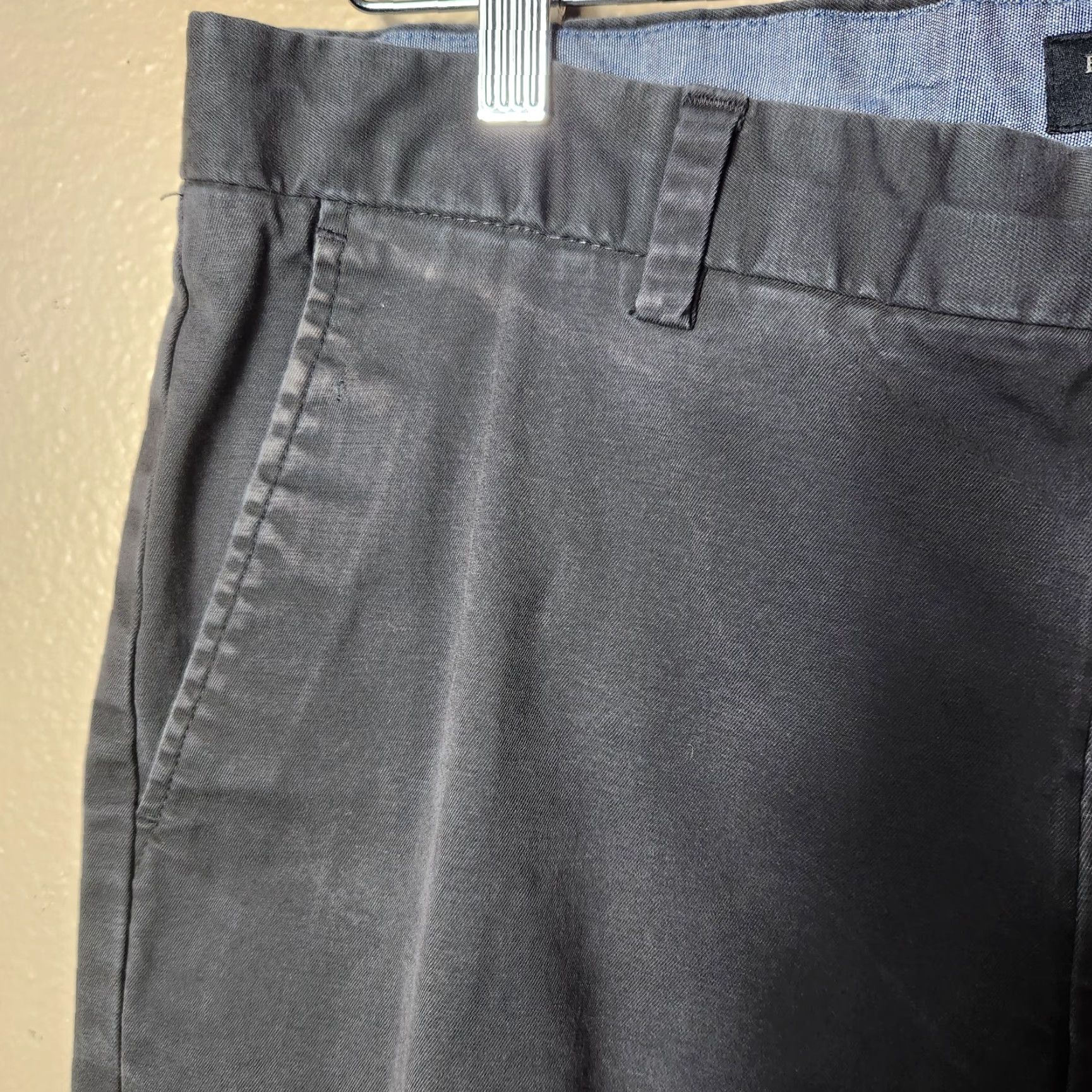 Banana Republic Banana Republic Mens Fulton Skinny Straight Chino Flint Gray Pants 36x32 Sz 36 Regular Slim Straight Mens Pants Gray Chino Banana Republic Pants Size US 36 / EU 52 - 2 Thumbnail