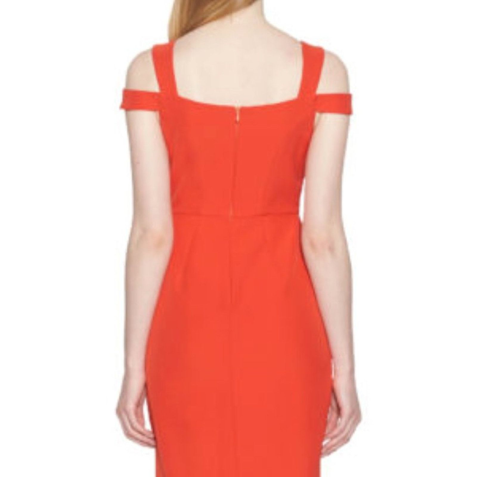 Other AIJEK VALENCIA WAVE COLD SHOULDER DRESS Rogue Red Size 2 Size XS / US 0-2 / IT 36-38 - 4 Thumbnail