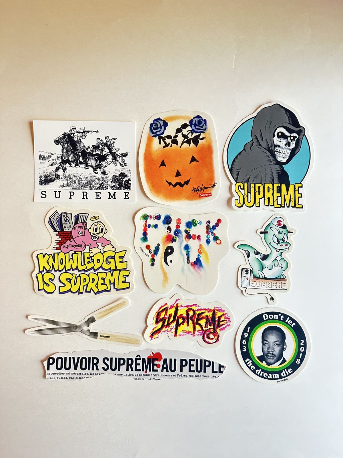 Supreme 10x Supreme Stickers Lot Size ONE SIZE - 1 Preview