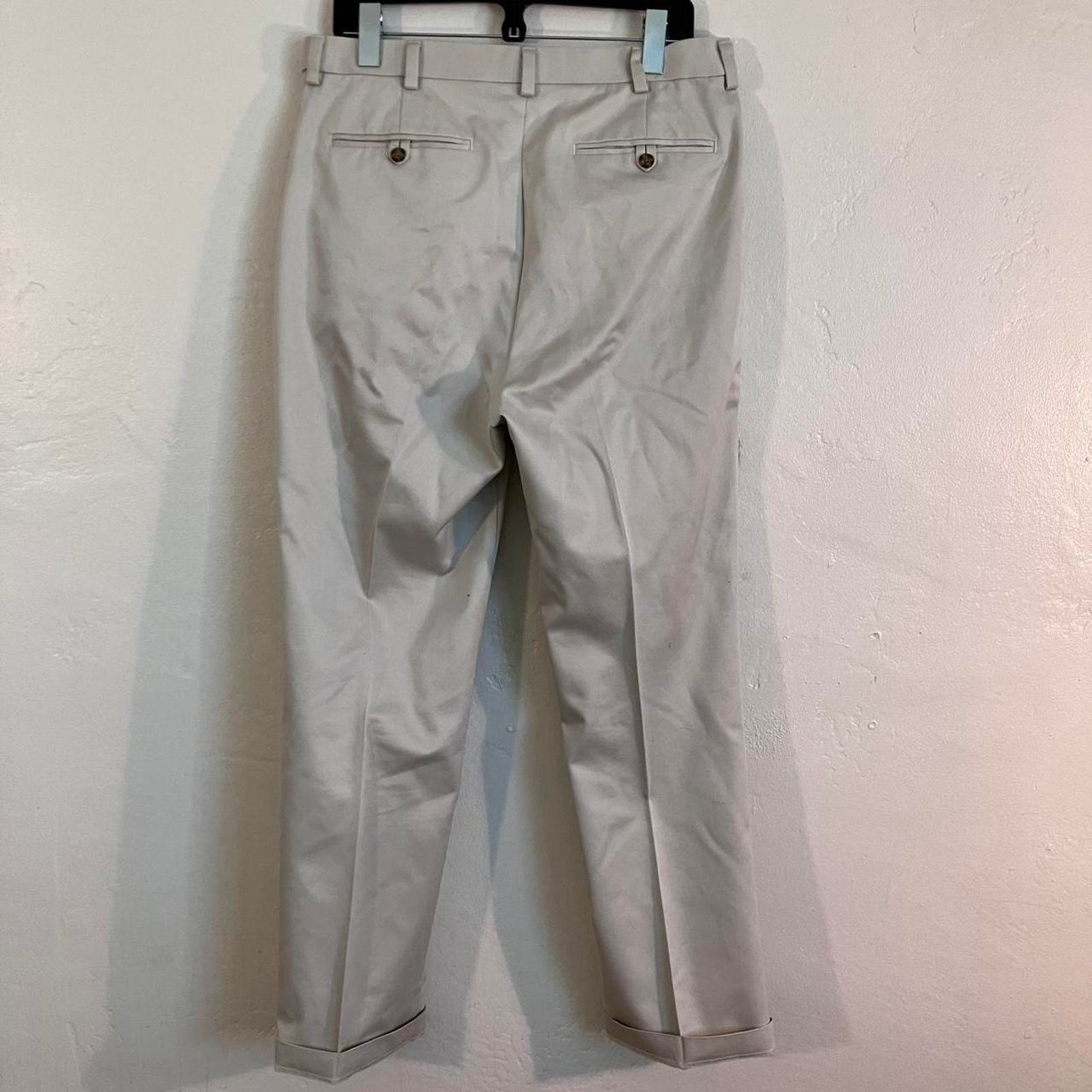 Roundtree & Yorke Roundtree & York Tan Cream Trousers Size US 33 - 3 Thumbnail