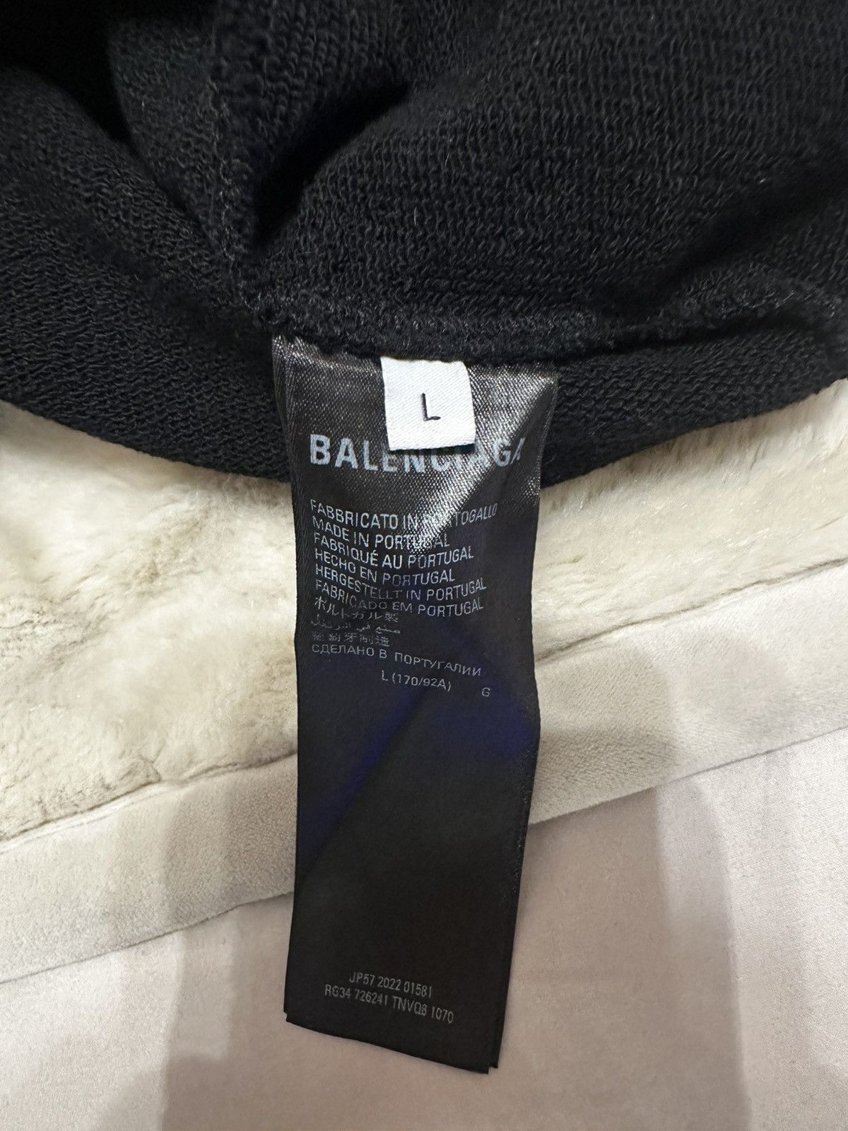 Balenciaga Balenciaga Archives Logo Hoodie Size US L / EU 52-54 / 3 - 4 Thumbnail