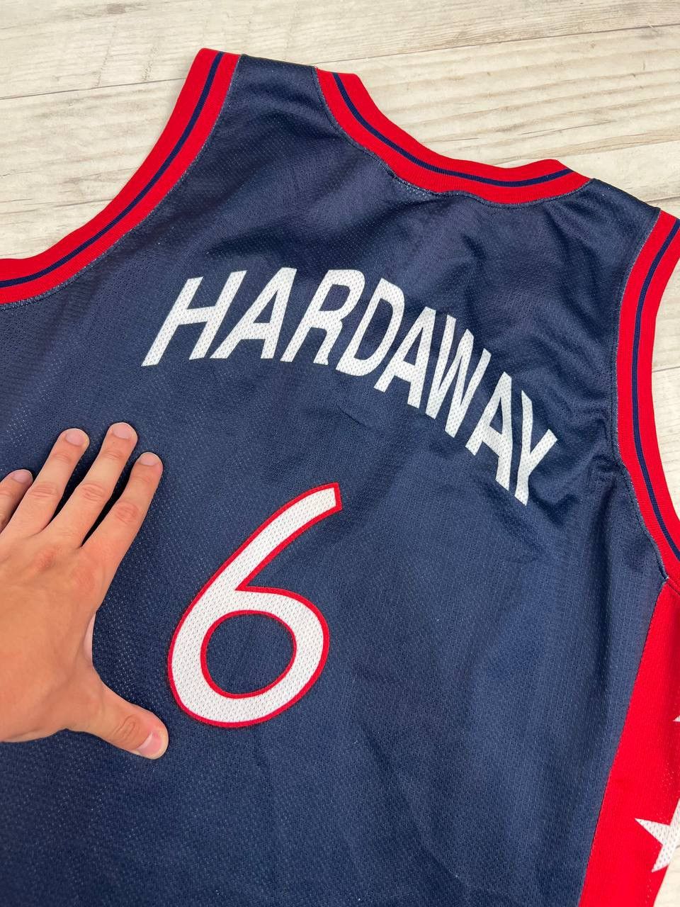 Champion Vintage Champion United State Hardway #6 NBA Jersey 90s Size US L / EU 52-54 / 3 - 9 Thumbnail