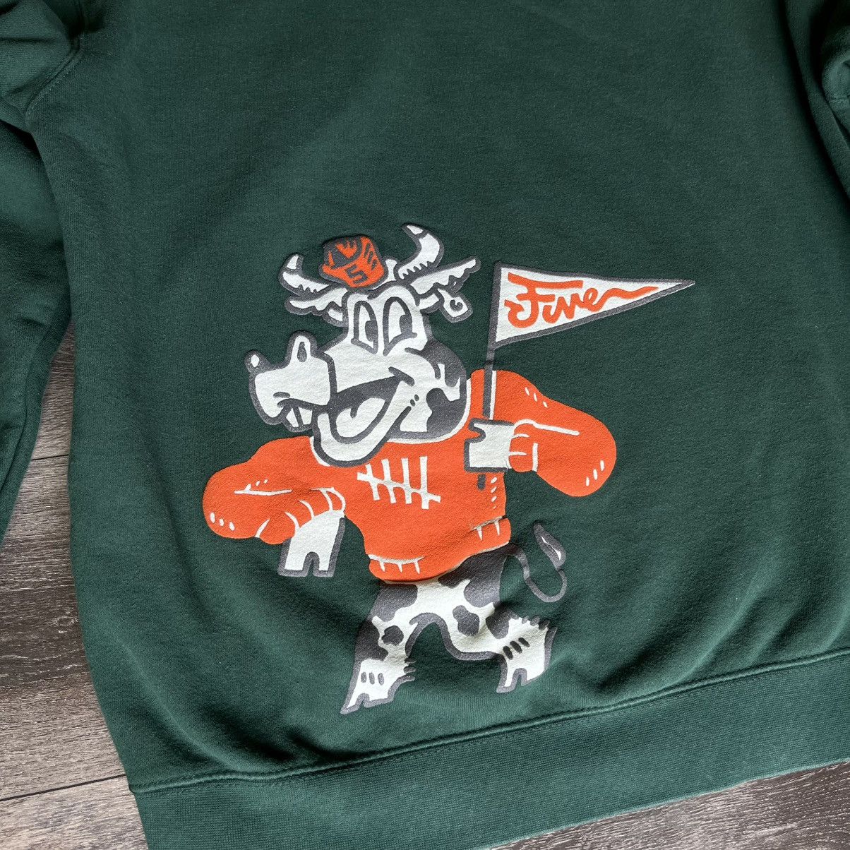 Other Channel 5 News Andrew Callaghan Green Varsity Bull Hoodie Size US M / EU 48-50 / 2 - 8 Thumbnail