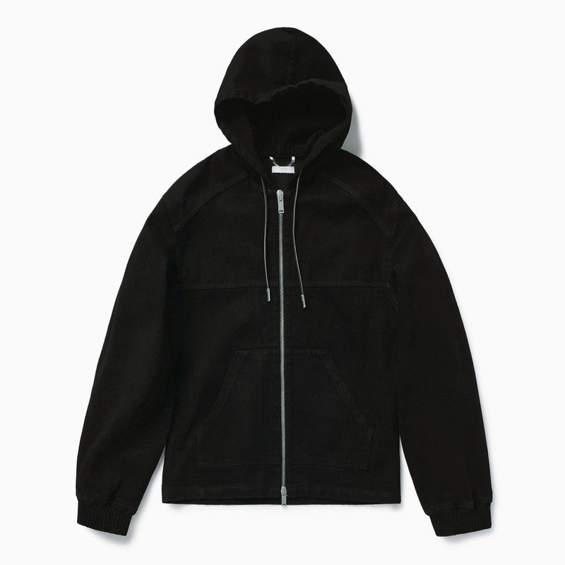 1989 STUDIO 1989 Studio Black Denim Zip Hoodie Size US XL / EU 56 / 4 - 1 Thumbnail
