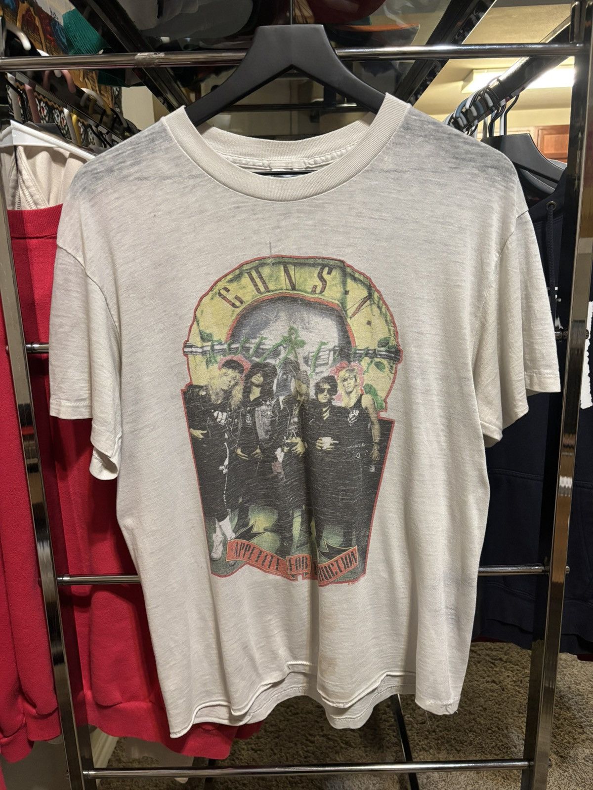 Other Vintage 1986 Guns N’ Roses Welcome To The Jungle T-Shirt Size US L / EU 52-54 / 3 - 1 Thumbnail