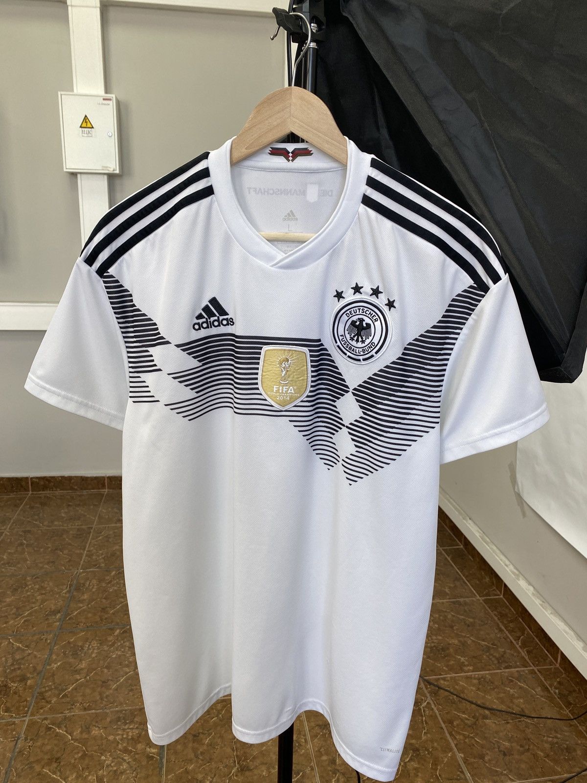 Adidas 🇩🇪 Adidas Germany 2014 WORLD CHAMPIONS jersey soccer t-shirt Size US L / EU 52-54 / 3 - 1 Thumbnail