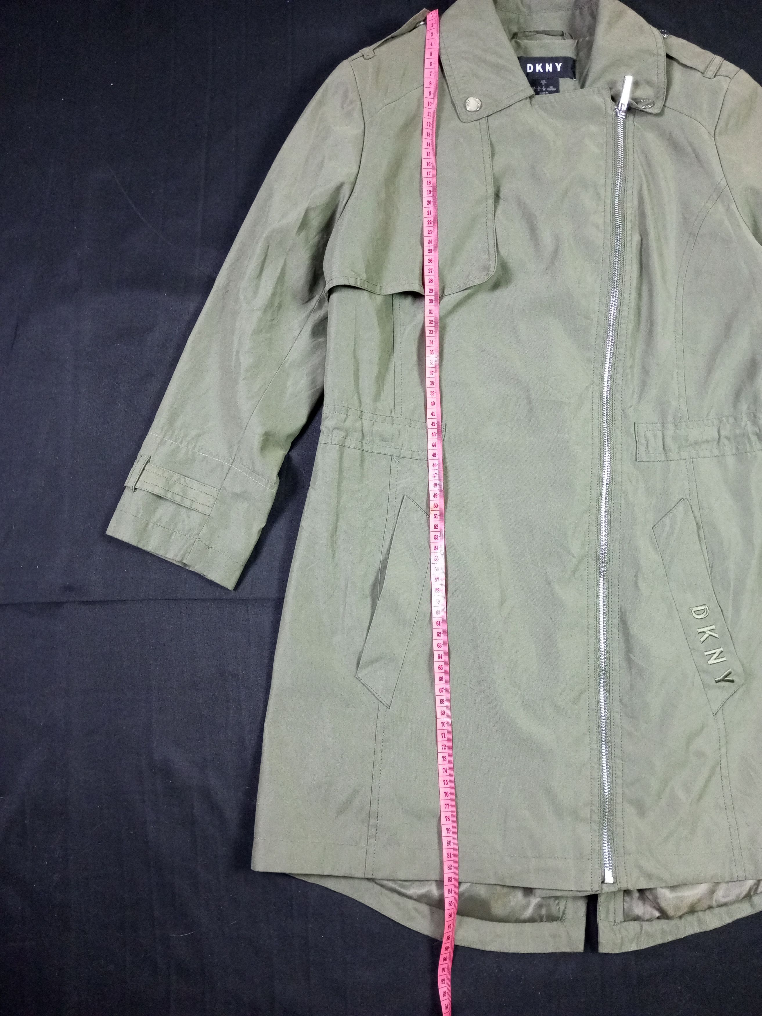 DKNY × Donna Karan Vintage DKNY Donna Karan Fish Tail Parka Jacket Size US S / EU 44-46 / 1 - 11 Thumbnail