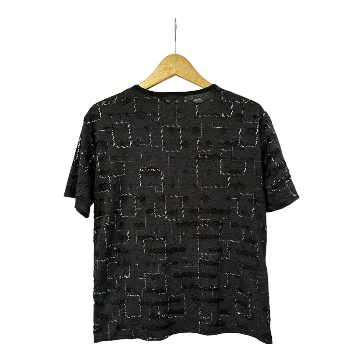 Japanese Brand CRAZY DISTRESSED PUNK STYLED LUO LAN NA TSHIRT Size US M / EU 48-50 / 2 - 2 Thumbnail