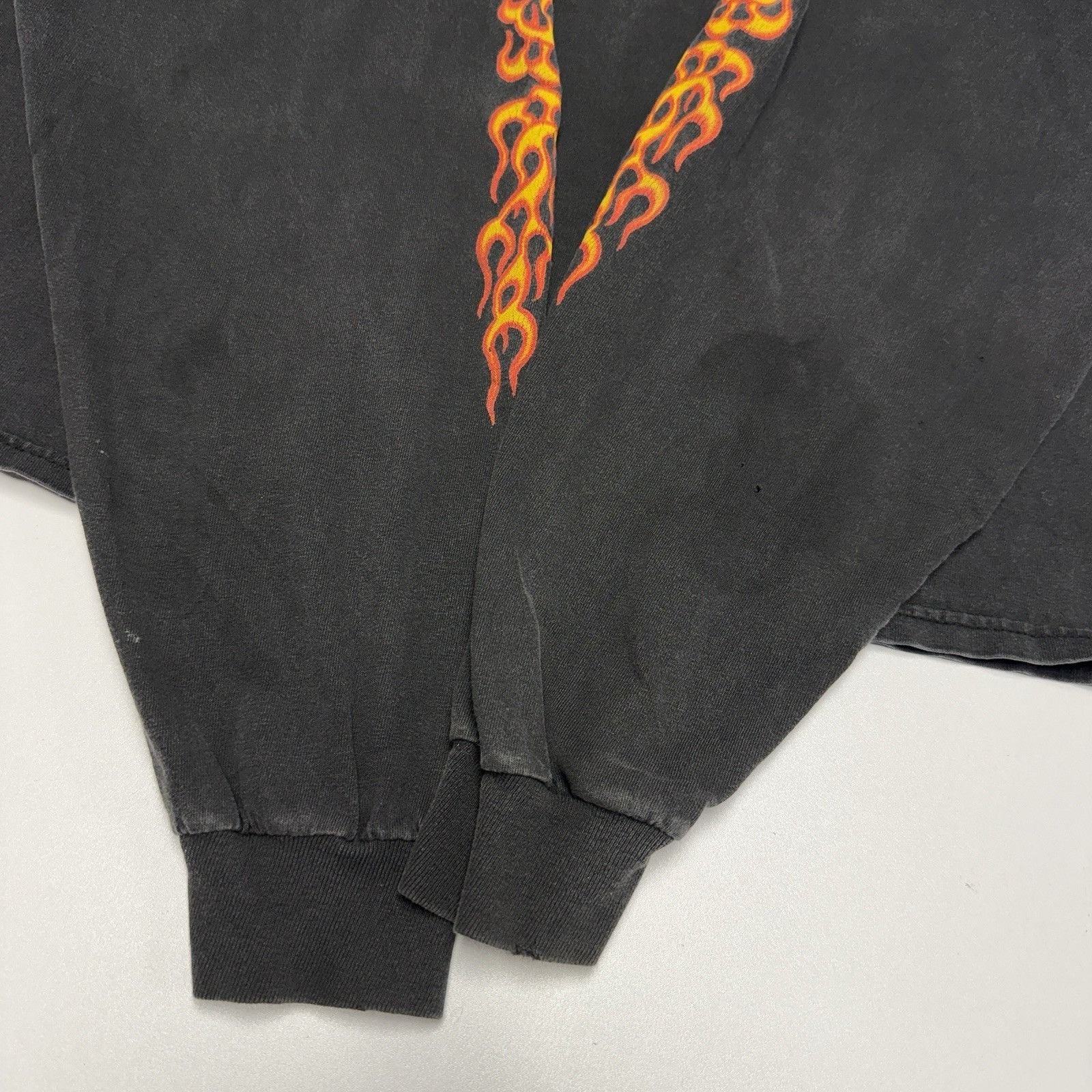 Vintage Vintage Black Magic Hot Rod Flame Long Sleeve T Shirt XL Size US XL / EU 56 / 4 - 5 Thumbnail