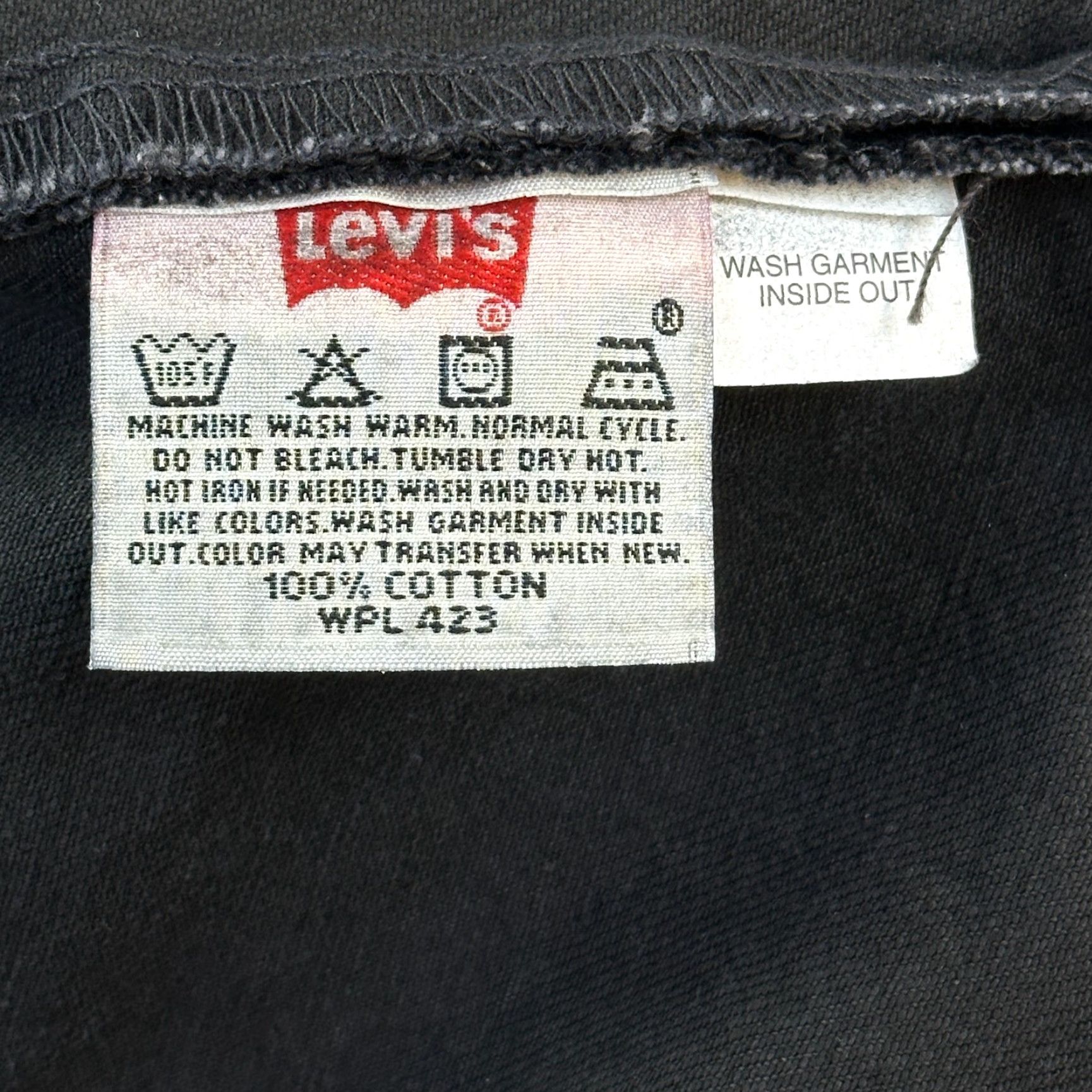 Levi's VINTAGE Levi's 501 Jeans Mens 40x32 Black Straight Fit Button Fly USA Made Size US 40 / EU 56 - 7 Thumbnail