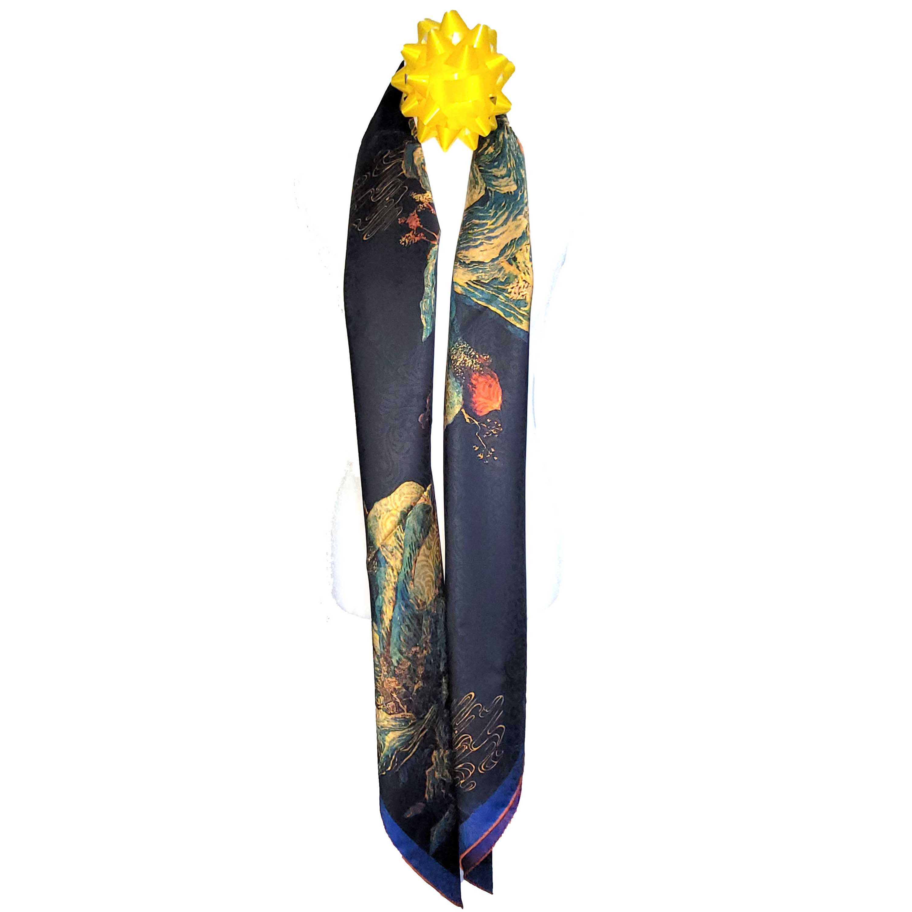 Other NWT Double Sided Silk Scarf 52"x52" Large Square Wrap 3240 Size ONE SIZE - 4 Thumbnail