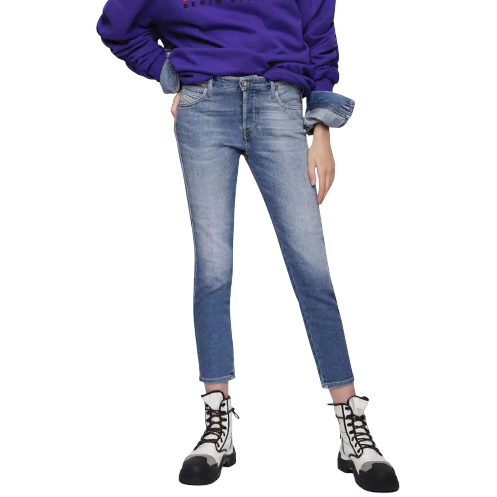 Diesel BABHILA 084PR W28/L32 Slim Regular Waist Denim Jeans 40682 Size 28" / US 6 / IT 42 - 1 Thumbnail