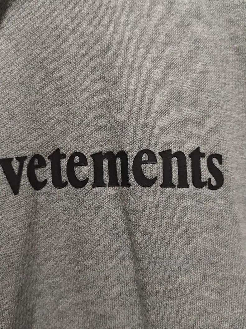 Vetements VETEMENTS Gray Hoodie Size US M / EU 48-50 / 2 - 2 Thumbnail