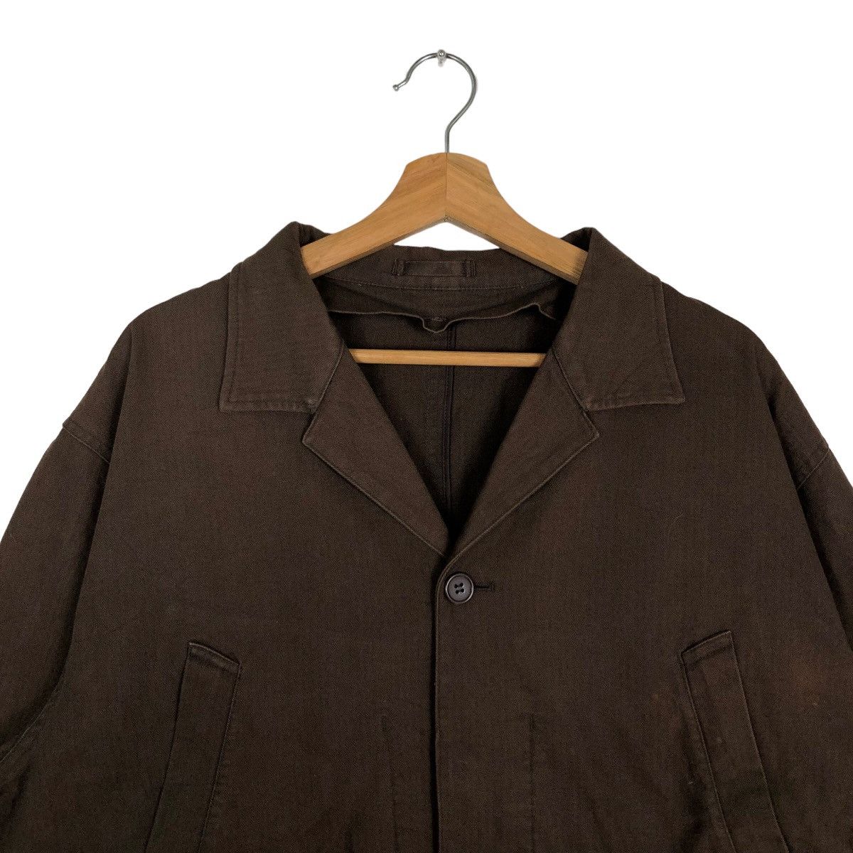 Japanese Brand 🔥90’s Vintage Hikory Chore Jacket Japan Issey Miyake Size US L / EU 52-54 / 3 - 3 Thumbnail