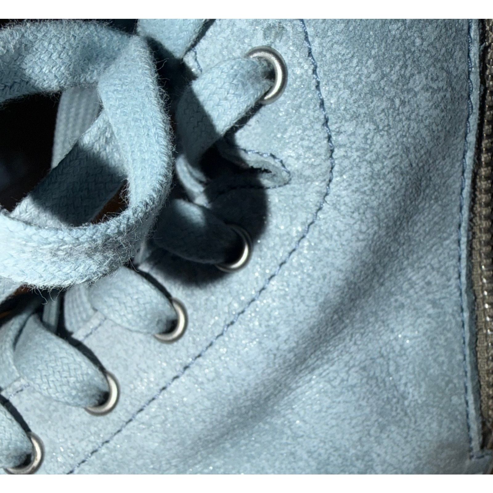 Blackstone Blackstone Women's High-Top Sneakers Blue Side $195 MSRP 9.5 Size US 9.5 / IT 39.5 - 11 Thumbnail