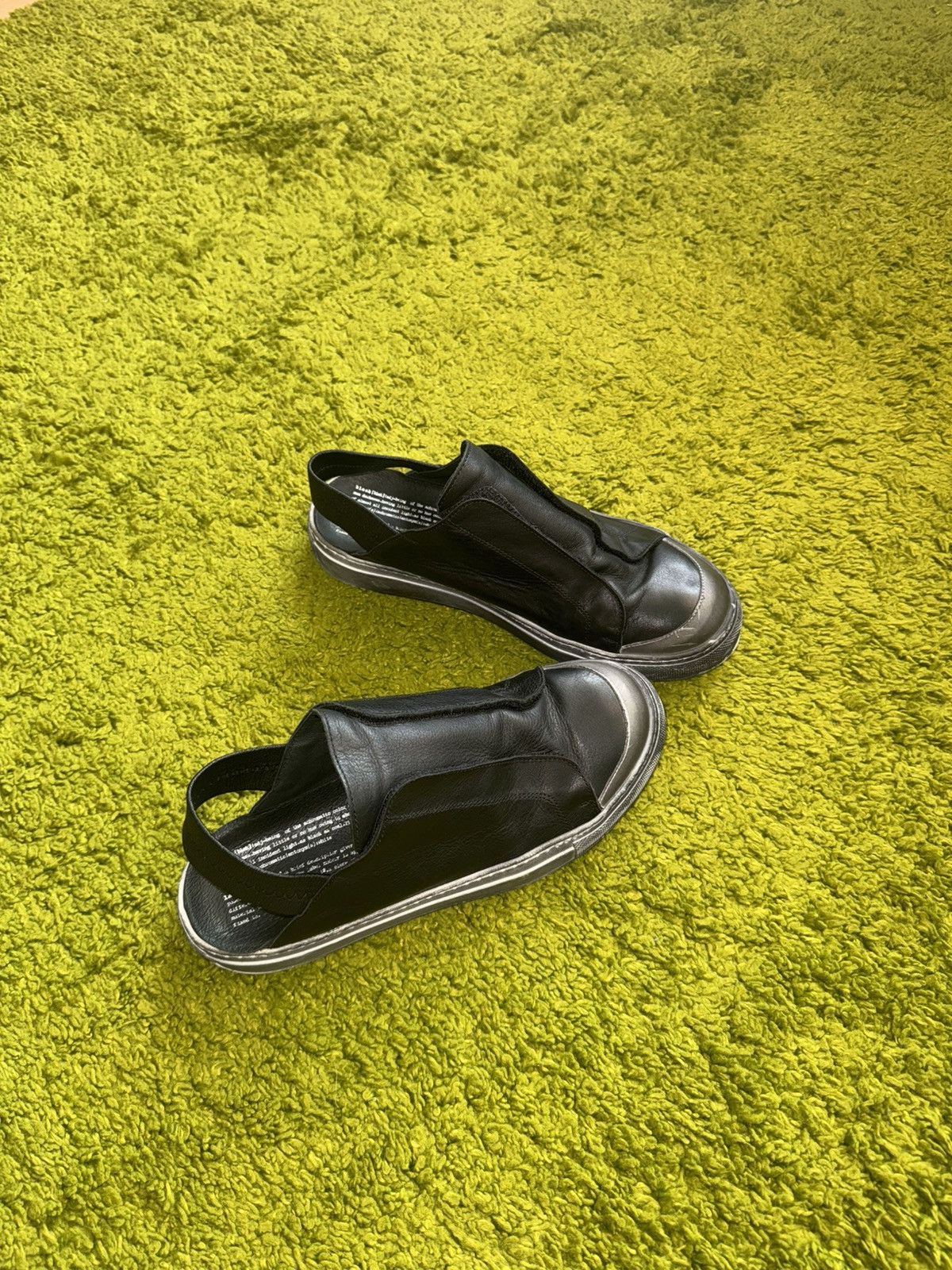 Rundholz Rundholz black label avant garde real leather slipon sandals Size US 8 / IT 38 - 1 Thumbnail