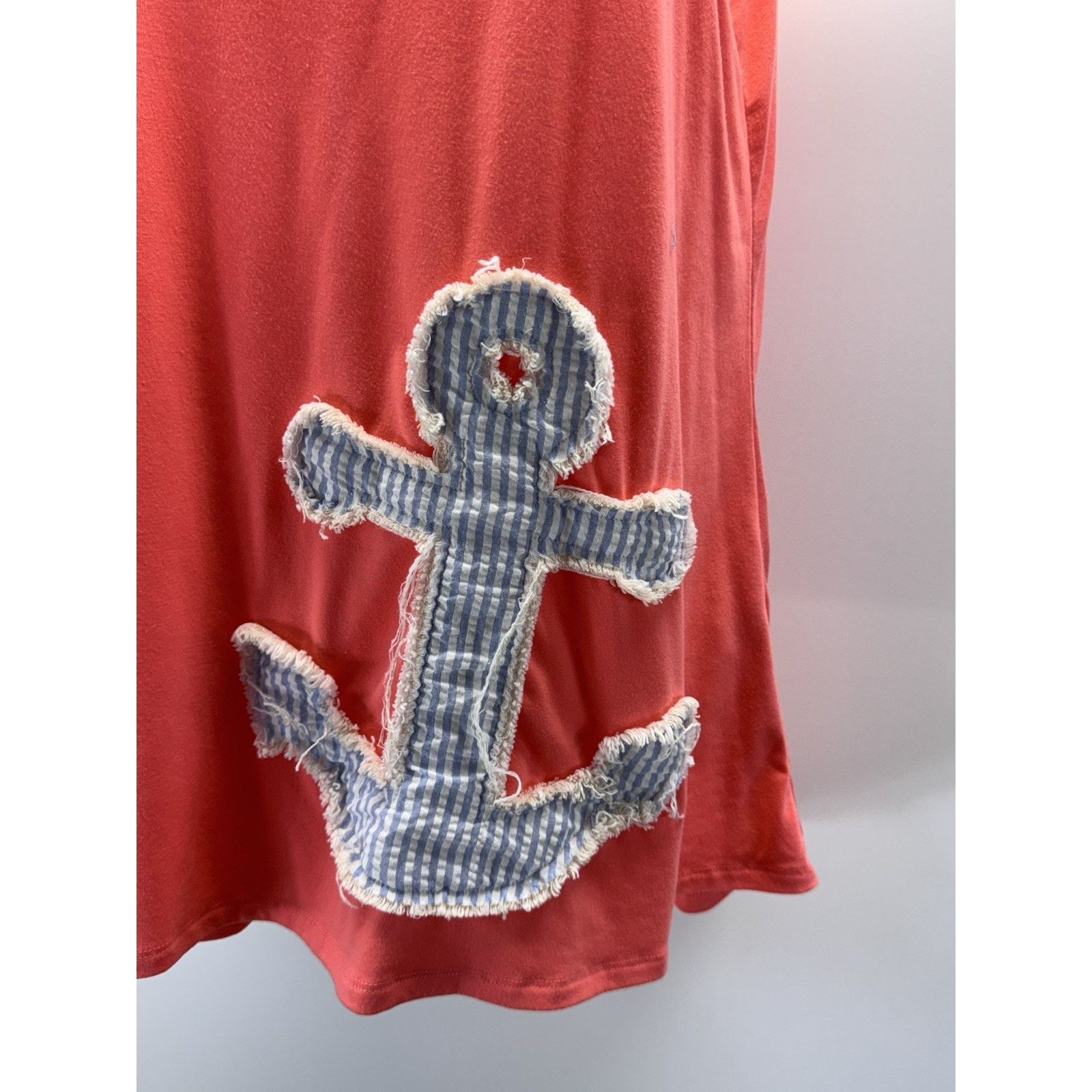 Other Lost Petal Linens Stitched Pink and Blue Anchor Women Size M Size M / US 6-8 / IT 42-44 - 2 Thumbnail