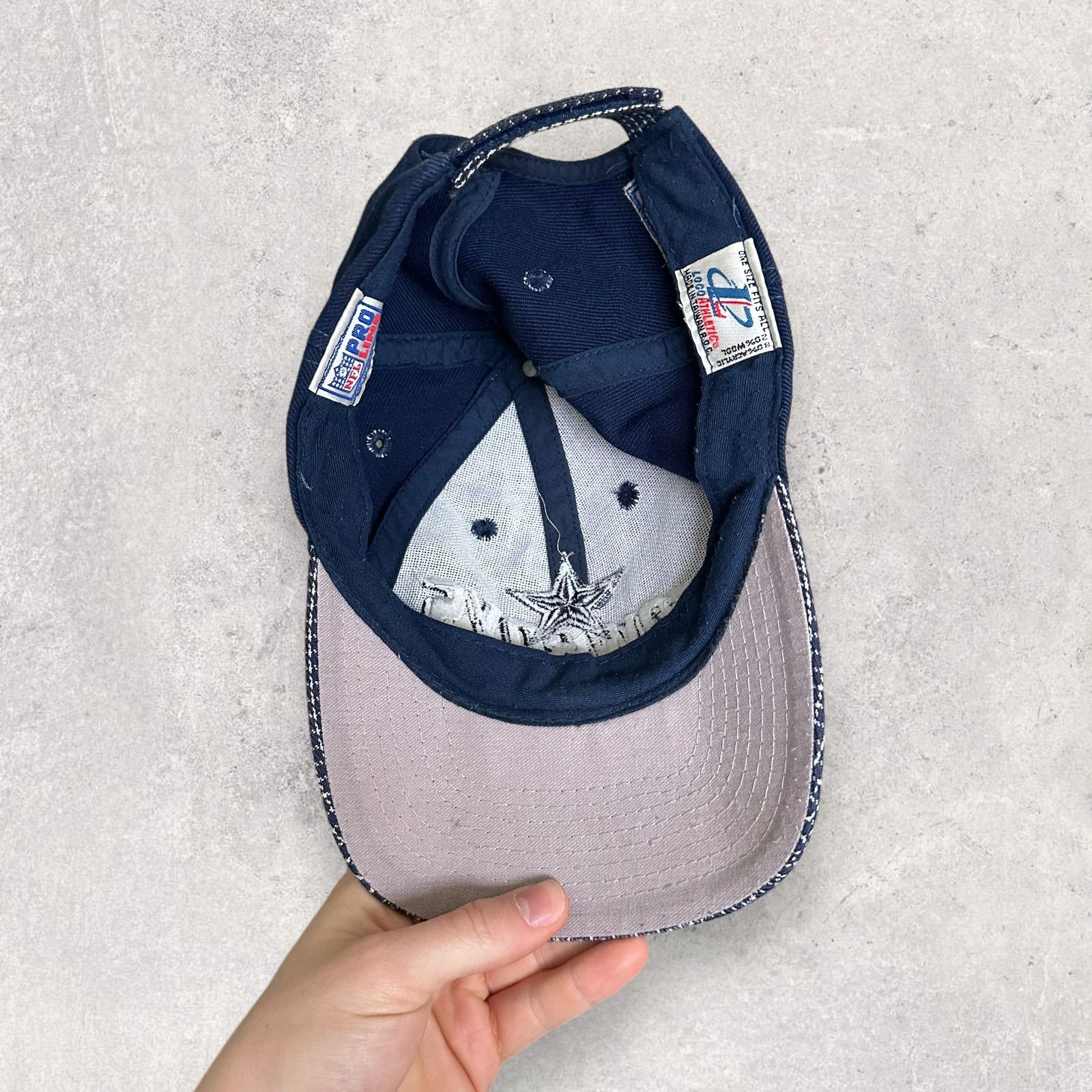 Logo Athletic Vintage 90s Dallas Cowboys Hat OSFA Strapback Adjustable Size ONE SIZE - 6 Thumbnail