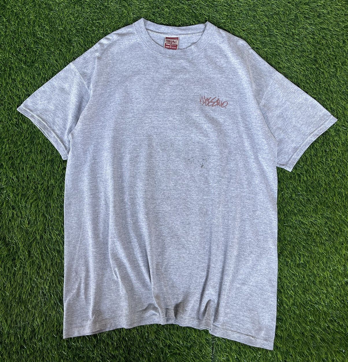 Mossimo Vintage’90s Thrashed🔥MOSSIMO🔥Big Logo Back Hit Faded Tshirt Size US L / EU 52-54 / 3 - 14 Thumbnail