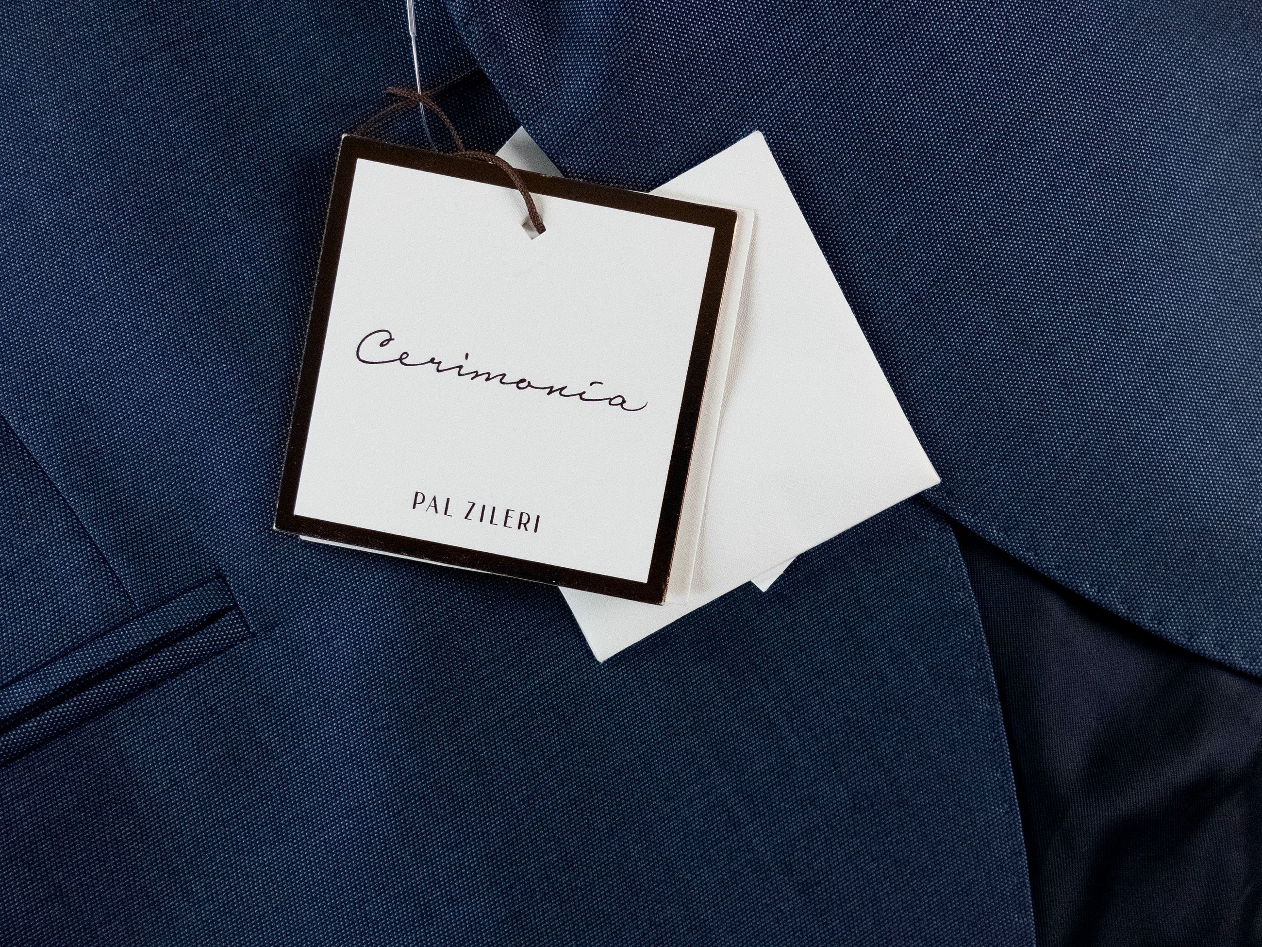 Pal Zileri PAL ZILERI Cerimonia blue special occasions 3 piece suit Size 44R - 18 Thumbnail