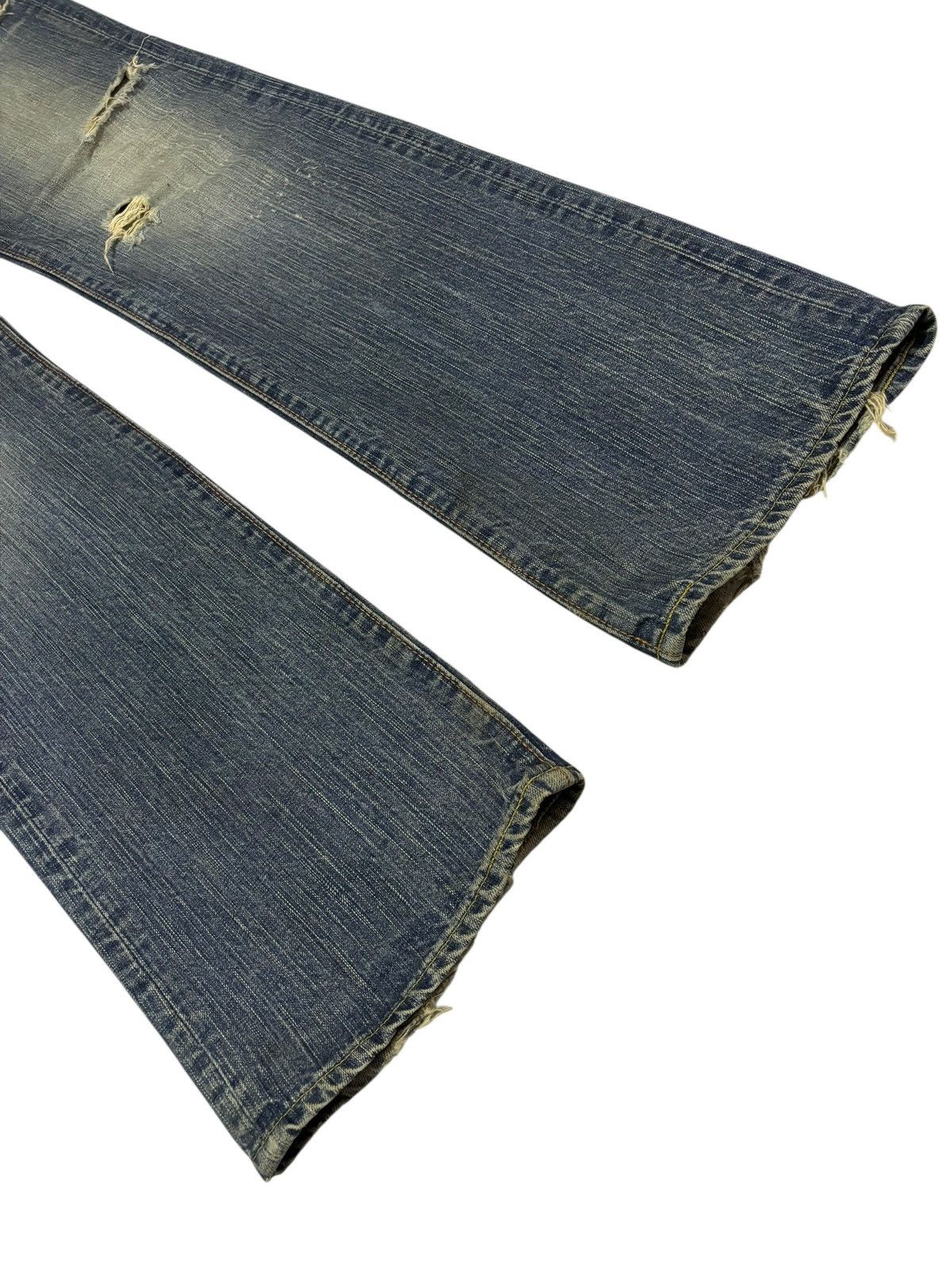 Edwin Vtg Edwin Japan 511 Grunge Distressed Jeans Size US 32 / EU 48 - 5 Thumbnail