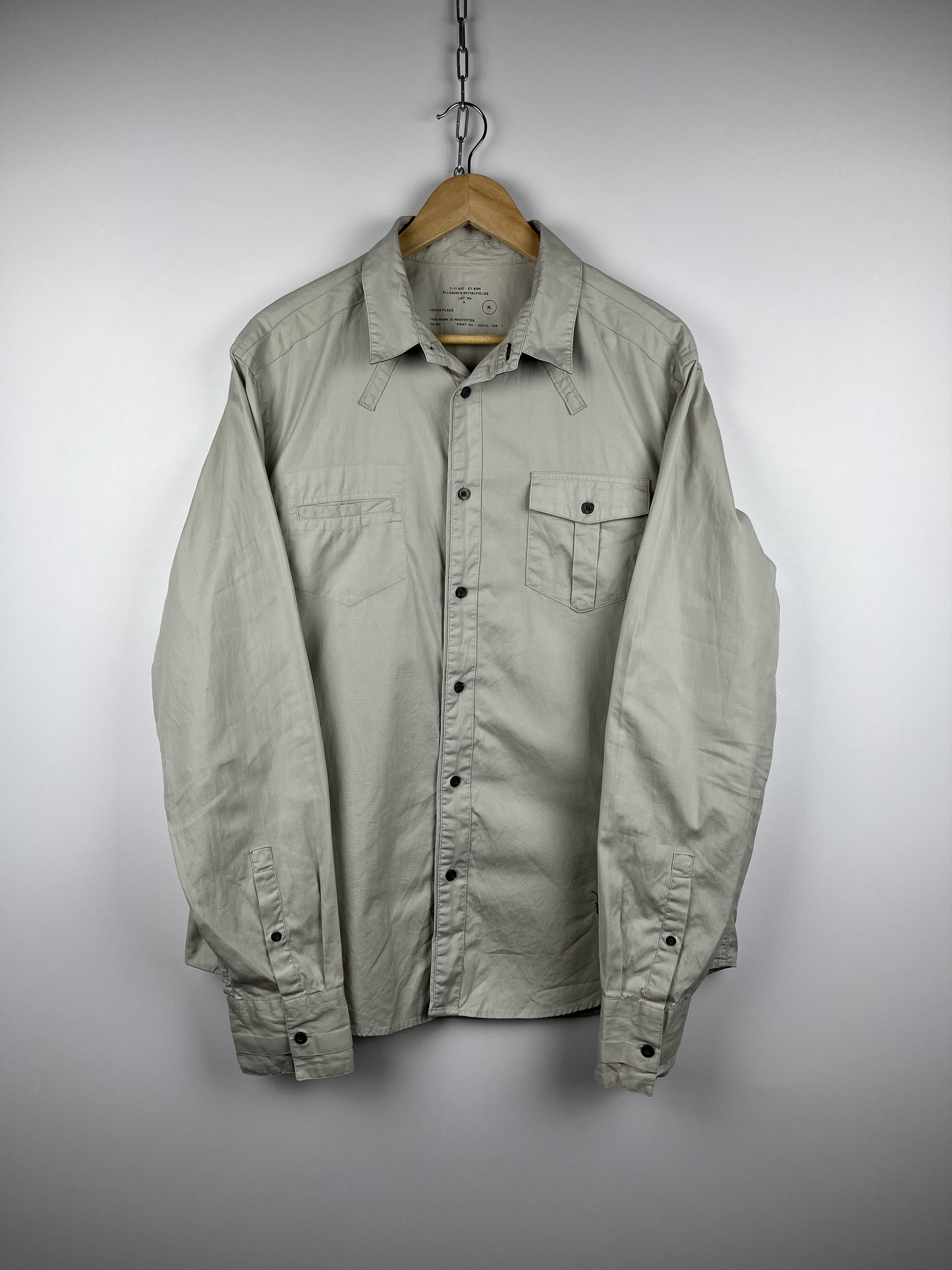 Allsaints AllSaints Oxford Spector Shirt Size US XL / EU 56 / 4 - 8 Thumbnail