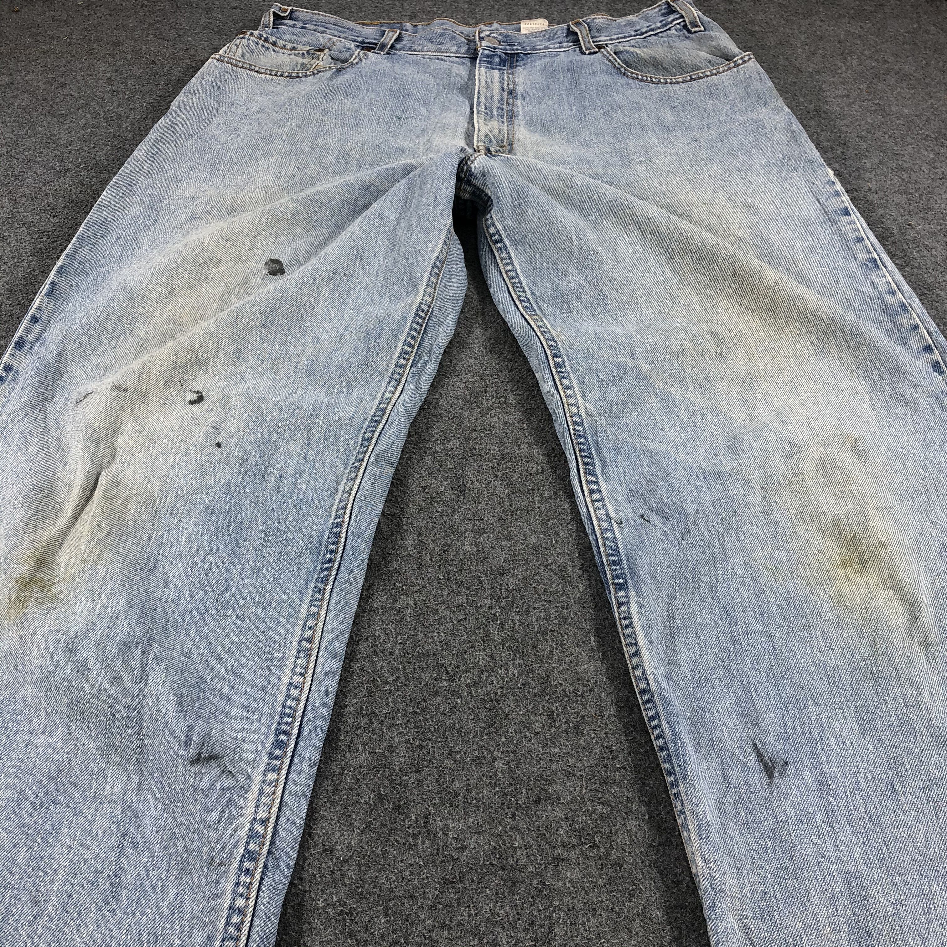 Levi's Levis 560 Vintage Jeans Light Wash Denim-J1033 Size US 37 - 3 Thumbnail